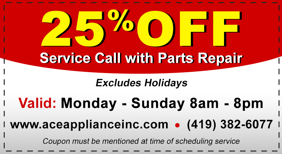 Coupons Ace Appliance Service Coupons Ace Appliance Service